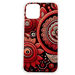 Bohemian Vibes In Vibrant Red Iphone 12 Pro Max Tpu Uv Print Case by HWDesign