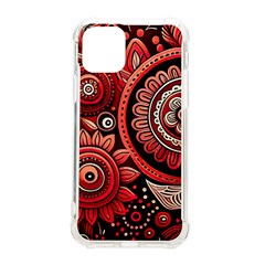 Bohemian Vibes In Vibrant Red Iphone 11 Pro 5 8 Inch Tpu Uv Print Case by HWDesign