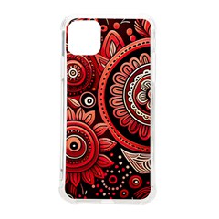 Bohemian Vibes In Vibrant Red Iphone 11 Pro Max 6 5 Inch Tpu Uv Print Case by HWDesign