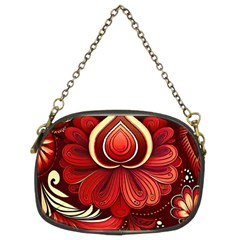 Bohemian Flower Drop Chain Purse (two Sides) by HWDesign