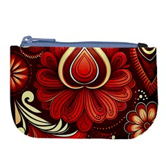 Bohemian Flower Drop Large Coin Purse