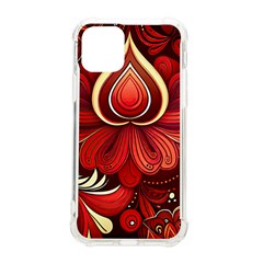 Bohemian Flower Drop Iphone 11 Pro 5 8 Inch Tpu Uv Print Case by HWDesign