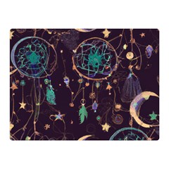 Bohemian  Stars, Moons, And Dreamcatchers Premium Plush Fleece Blanket (mini) by HWDesign