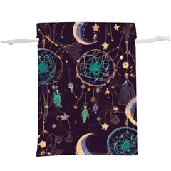 Bohemian  Stars, Moons, And Dreamcatchers Lightweight Drawstring Pouch (xl) by HWDesign