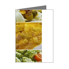 Italian Pasta Photo Montage Mini Greeting Card by dflcprintsclothing