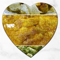 Italian Pasta Photo Montage Jigsaw Puzzle (heart) by dflcprintsclothing