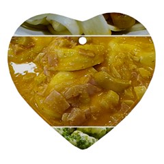 Italian Pasta Photo Montage Heart Ornament (two Sides) by dflcprintsclothing