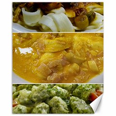 Italian Pasta Photo Montage Canvas 16  X 20  by dflcprintsclothing