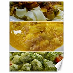 Italian Pasta Photo Montage Canvas 18  X 24  by dflcprintsclothing