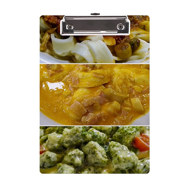 Italian Pasta Photo Montage A5 Acrylic Clipboard