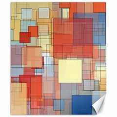 Art Abstract Rectangle Square Canvas 20  X 24  by Ravend