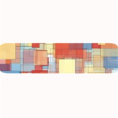 Art Abstract Rectangle Square Large Bar Mat by Ravend