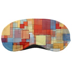 Art Abstract Rectangle Square Sleeping Mask by Ravend