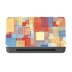 Art Abstract Rectangle Square Memory Card Reader With Cf by Ravend