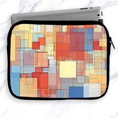 Art Abstract Rectangle Square Apple Ipad 2/3/4 Zipper Cases by Ravend