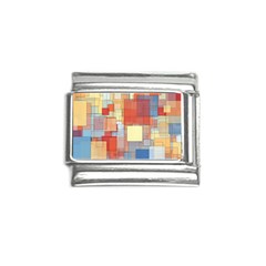 Art Abstract Rectangle Square Italian Charm (9mm) by Ravend