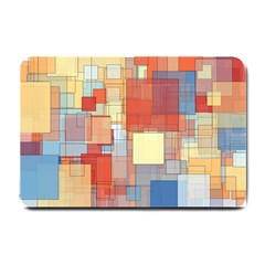 Art Abstract Rectangle Square Small Doormat by Ravend