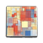 Art Abstract Rectangle Square Memory Card Reader (Square 5 Slot) Front