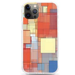 Art Abstract Rectangle Square Iphone 12 Pro Max Tpu Uv Print Case by Ravend