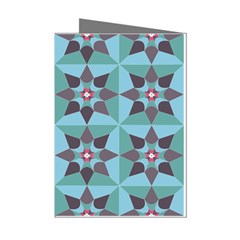 Floral Pattern Floral Motif Mini Greeting Cards (Pkg of 8)