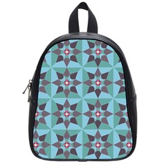 Floral Pattern Floral Motif School Bag (Small)