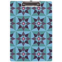 Floral Pattern Floral Motif A4 Acrylic Clipboard