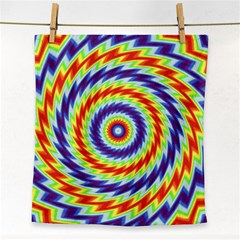 Mandala Kaleidoscope Background Face Towel by Ravend