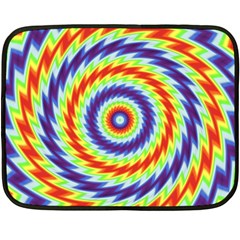 Mandala Kaleidoscope Background Fleece Blanket (mini) by Ravend