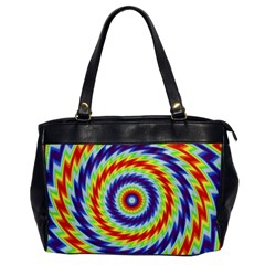 Mandala Kaleidoscope Background Oversize Office Handbag by Ravend