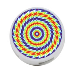 Mandala Kaleidoscope Background 4-port Usb Hub (two Sides) by Ravend