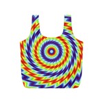 Mandala Kaleidoscope Background Full Print Recycle Bag (S) Front