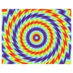 Mandala Kaleidoscope Background One Side Premium Plush Fleece Blanket (Medium) 60 x50  Blanket Front