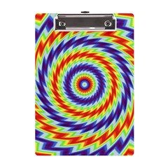 Mandala Kaleidoscope Background A5 Acrylic Clipboard by Ravend