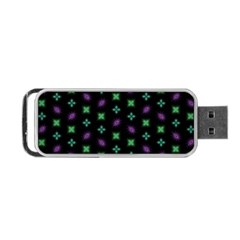 Pattern Background Bright Pattern Portable Usb Flash (two Sides) by Ravend