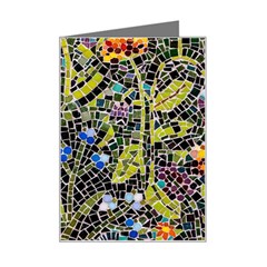 Mosaic Background Pattern Texture Mini Greeting Card