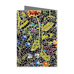 Mosaic Background Pattern Texture Mini Greeting Cards (pkg Of 8) by Ravend