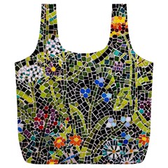 Mosaic Background Pattern Texture Full Print Recycle Bag (xl) by Ravend