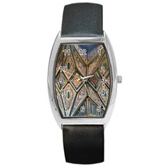 Church Ceiling Mural Architecture Barrel Style Metal Watch by Ravend