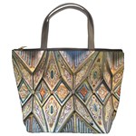 Church Ceiling Mural Architecture Bucket Bag Front