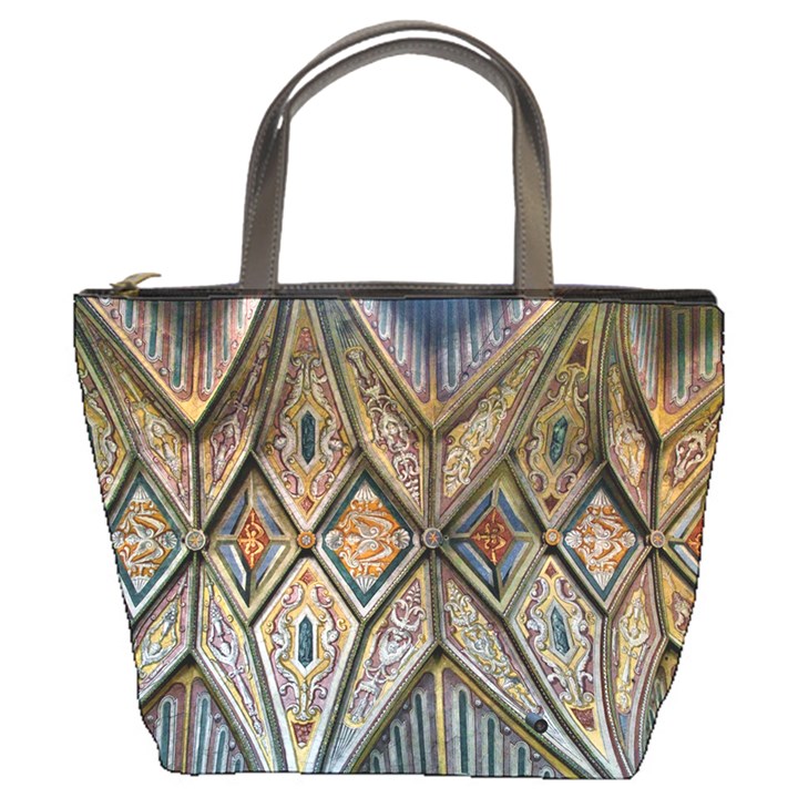 Church Ceiling Mural Architecture Bucket Bag