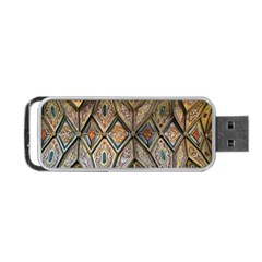 Church Ceiling Mural Architecture Portable Usb Flash (two Sides) by Ravend