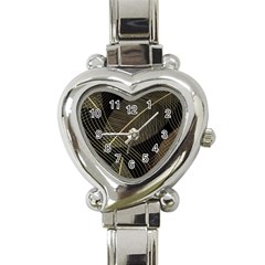 Leaves Nature Art Design Pattern Heart Italian Charm Watch