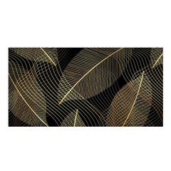 Leaves Nature Art Design Pattern Satin Shawl 45  x 80 