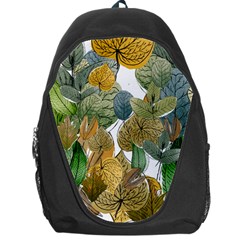 Sheet Autumn Color Drawing Backpack Bag by Ravend