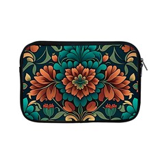 Flower Pattern Modern Floral Apple Ipad Mini Zipper Cases by Ravend