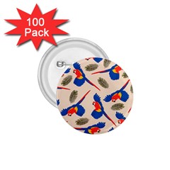 Bird Animals Parrot Pattern 1 75  Buttons (100 Pack)  by Ravend