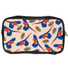 Bird Animals Parrot Pattern Toiletries Bag (two Sides) by Ravend