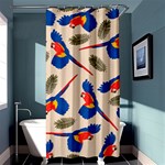 Bird Animals Parrot Pattern Shower Curtain 36  x 72  (Stall)  Curtain(36 X72 ) - 33.26 x66.24  Curtain(36 X72 )