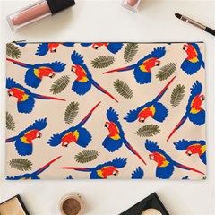 Bird Animals Parrot Pattern Cosmetic Bag (xxl) by Ravend