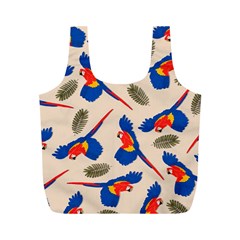 Bird Animals Parrot Pattern Full Print Recycle Bag (m) by Ravend